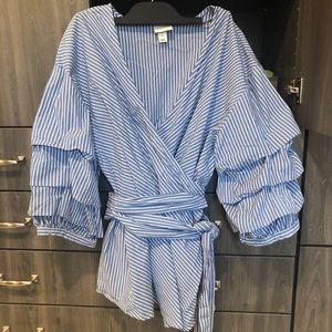 Ava and Viv stripe top